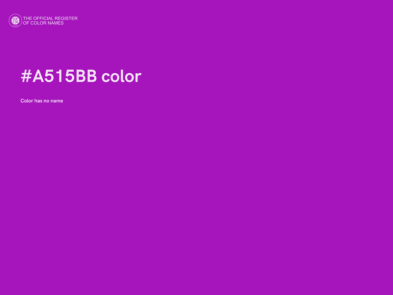 #A515BB color image