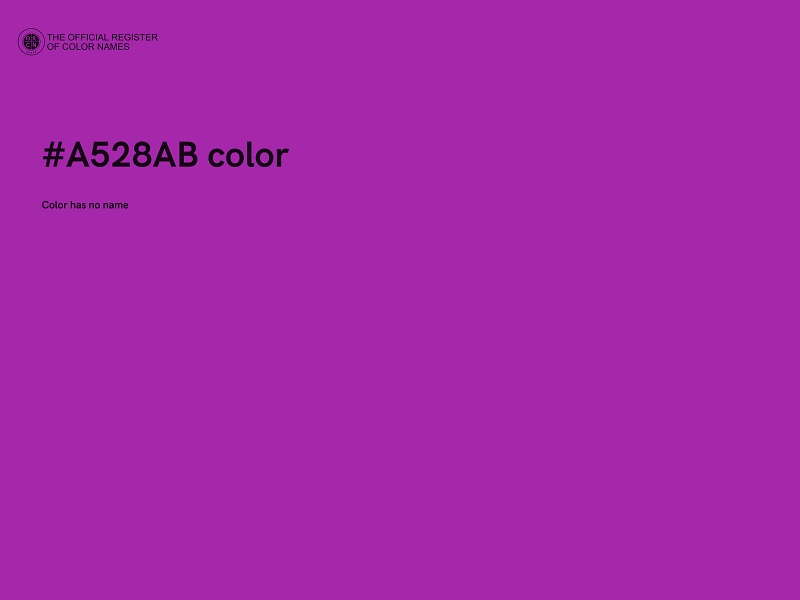 #A528AB color image