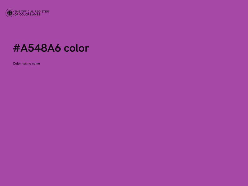 #A548A6 color image