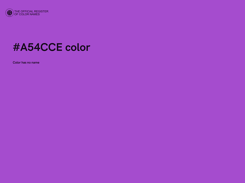 #A54CCE color image