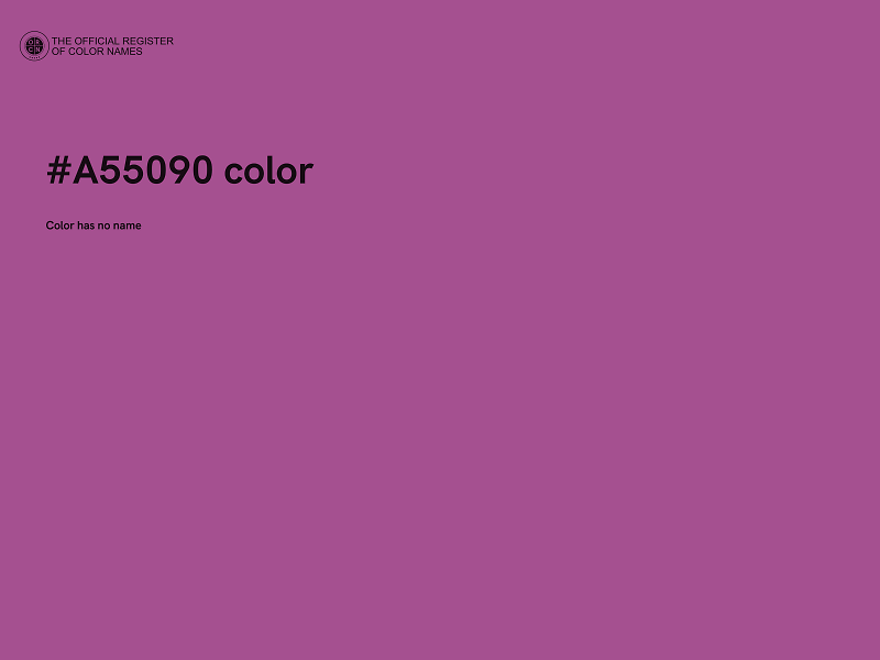 #A55090 color image