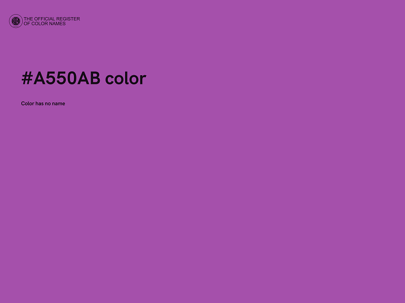 #A550AB color image