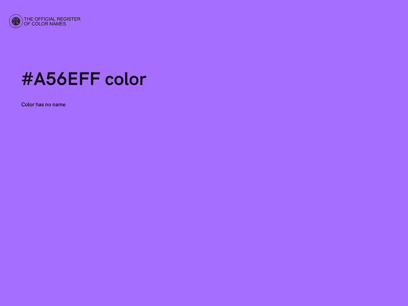 #A56EFF color image