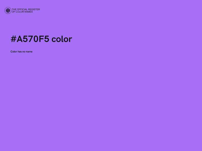 #A570F5 color image