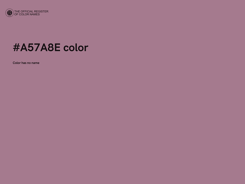 #A57A8E color image