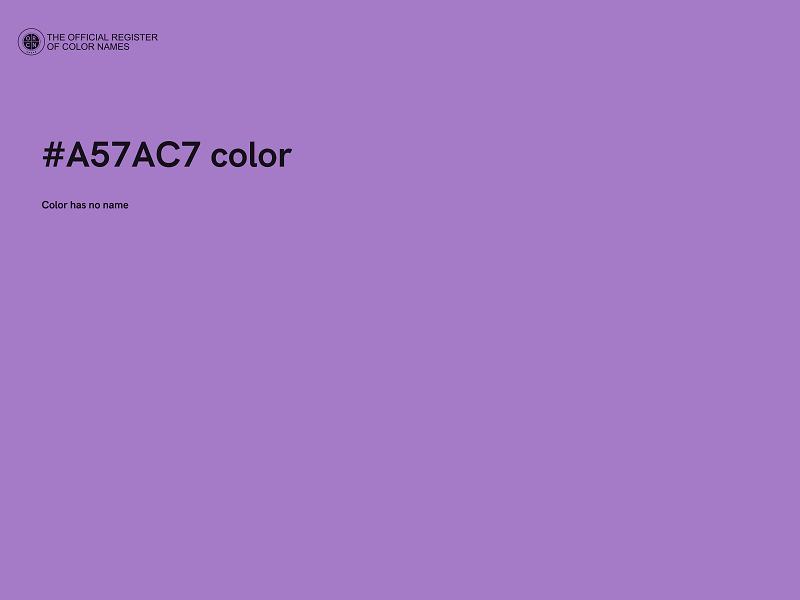 #A57AC7 color image