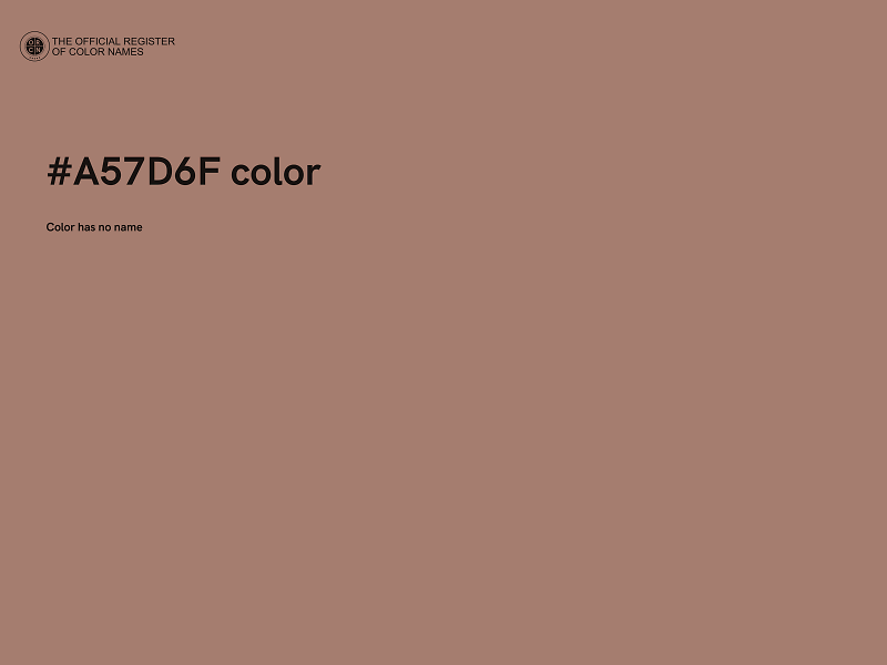 #A57D6F color image