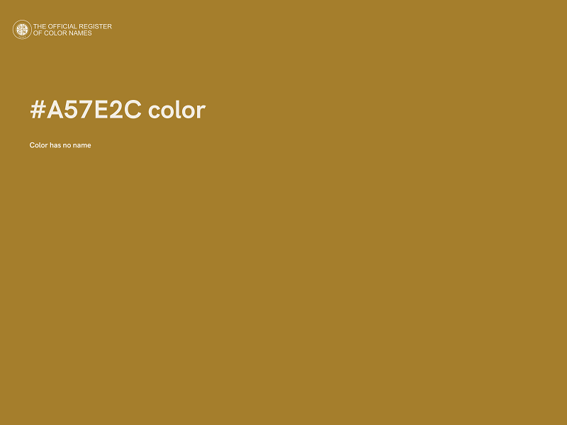 #A57E2C color image