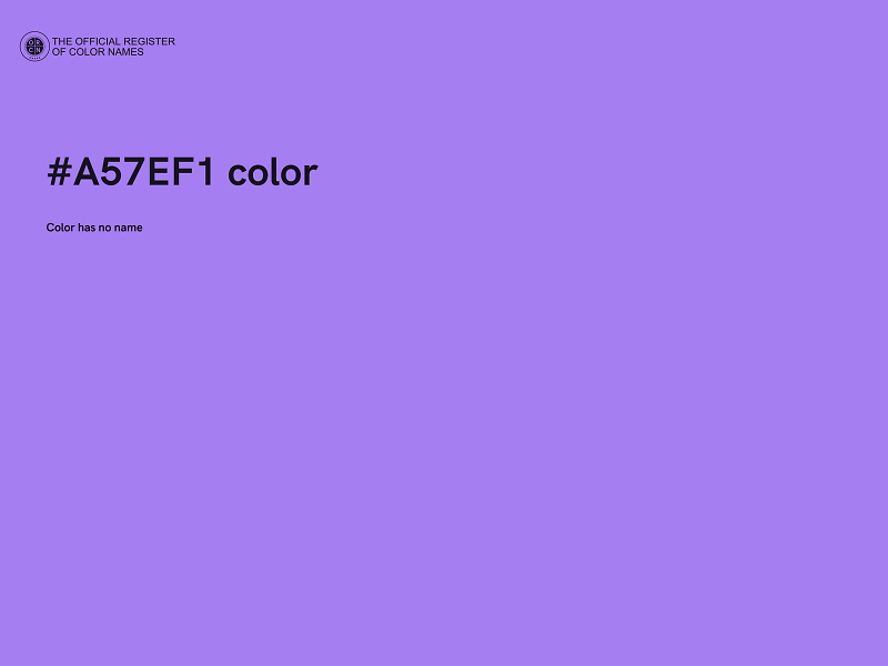 #A57EF1 color image