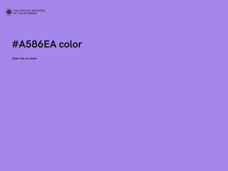 #A586EA color image