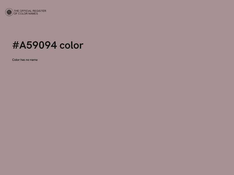 #A59094 color image