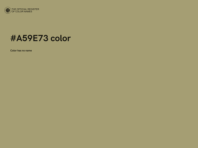 #A59E73 color image