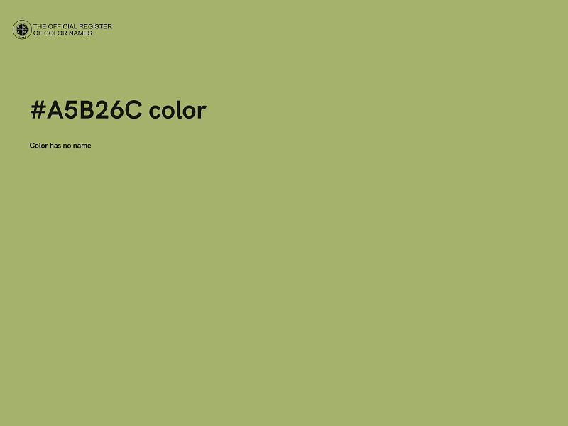 #A5B26C color image