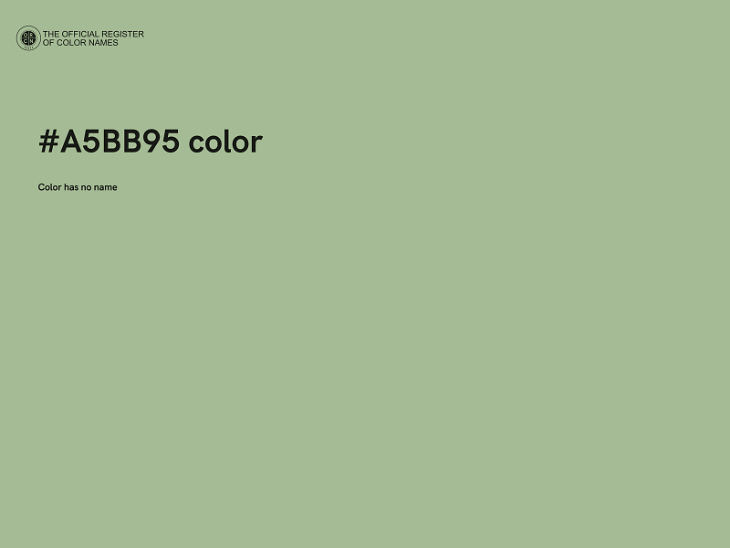 #A5BB95 color image