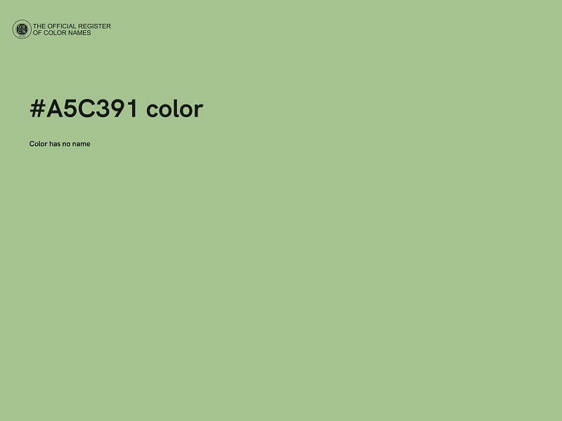 #A5C391 color image