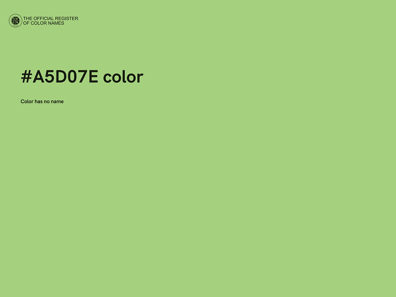 #A5D07E color image