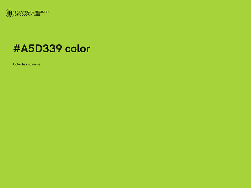 #A5D339 color image