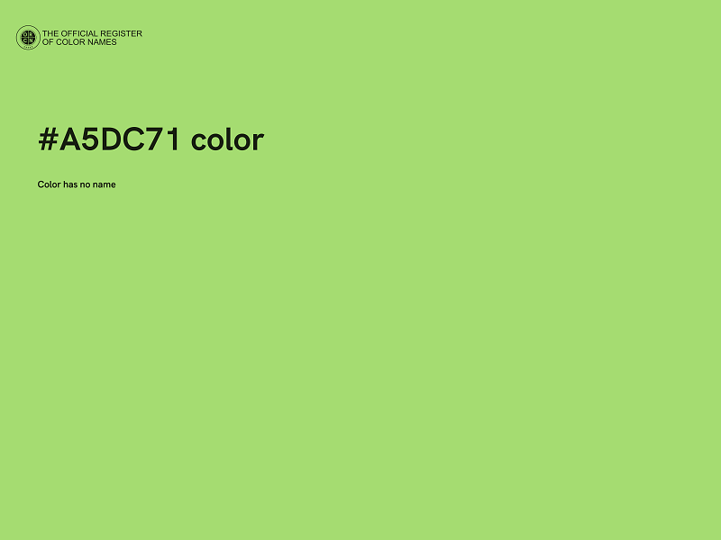 #A5DC71 color image