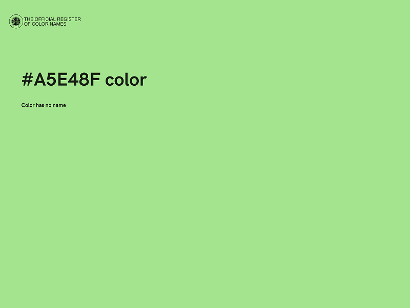 #A5E48F color image