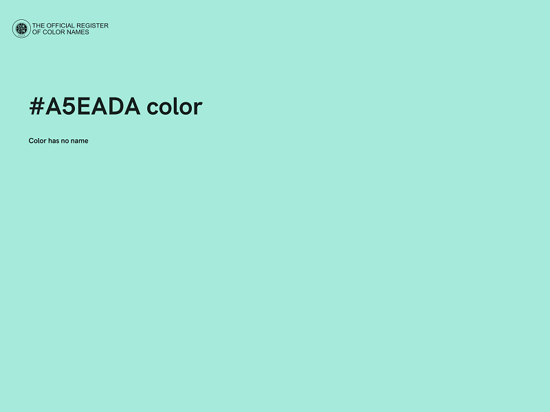 #A5EADA color image