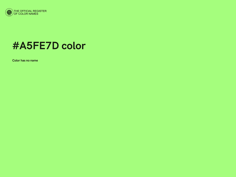 #A5FE7D color image