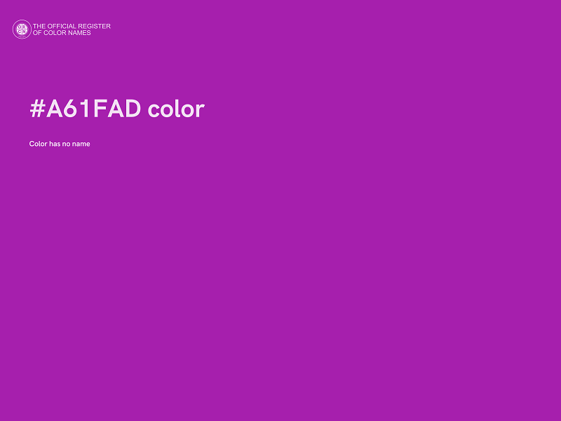 #A61FAD color image