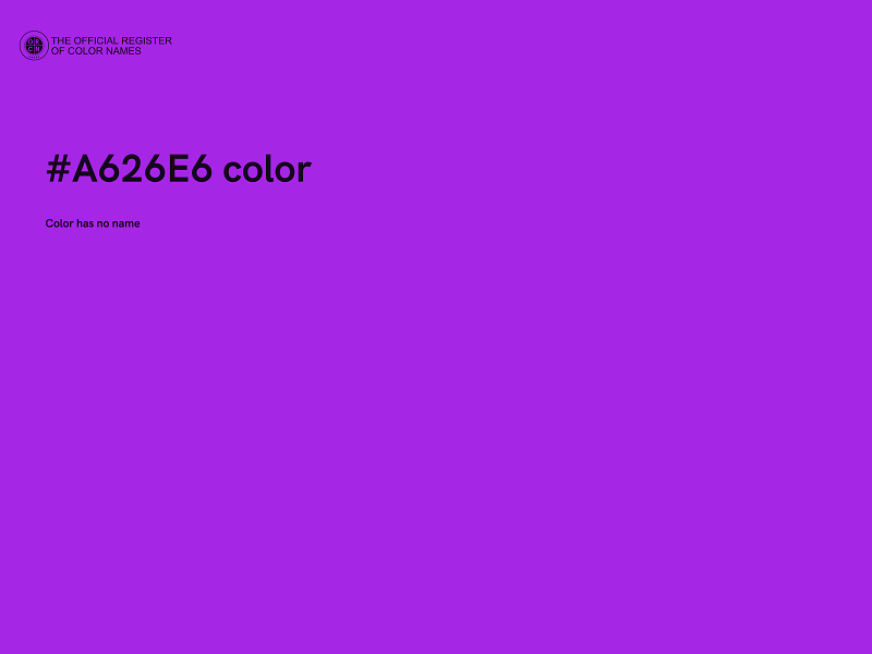 #A626E6 color image