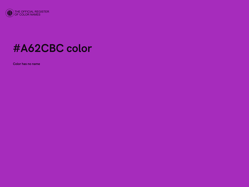 #A62CBC color image