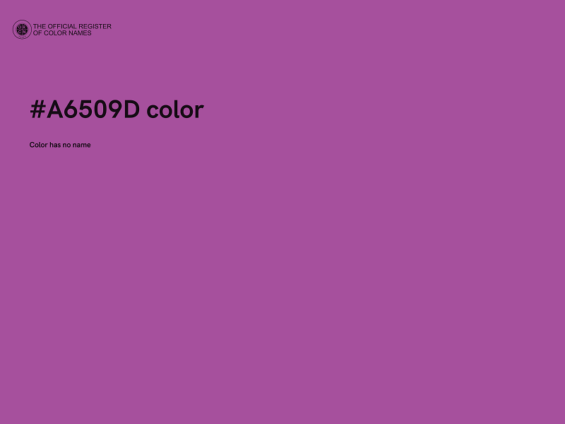 #A6509D color image