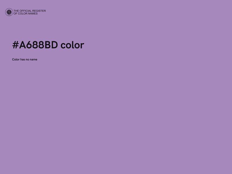 #A688BD color image