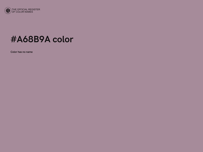 #A68B9A color image