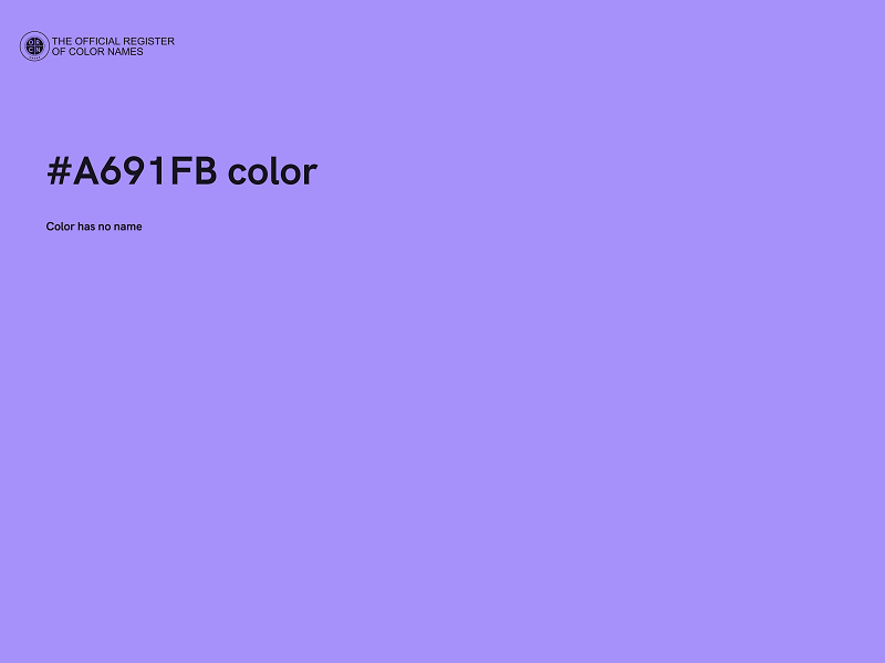 #A691FB color image