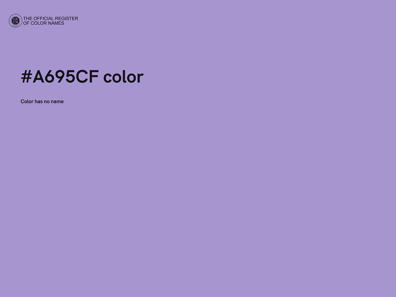 #A695CF color image