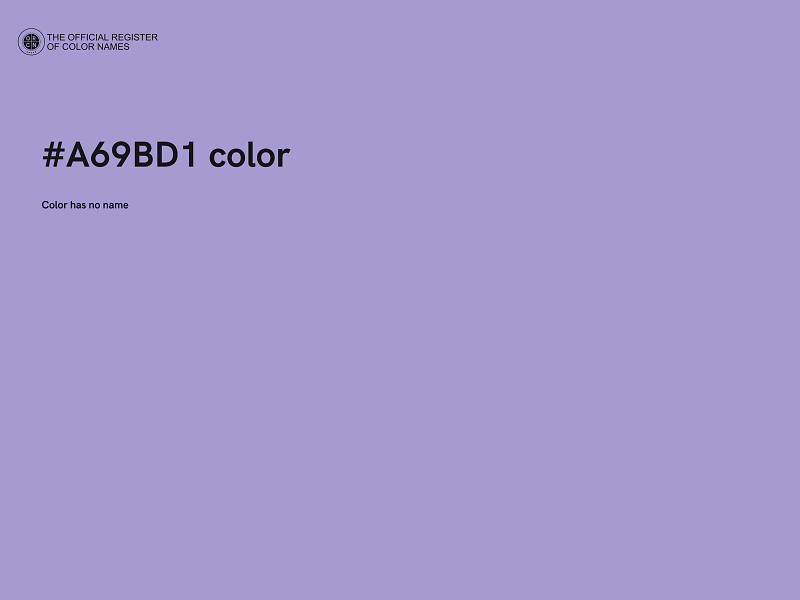 #A69BD1 color image