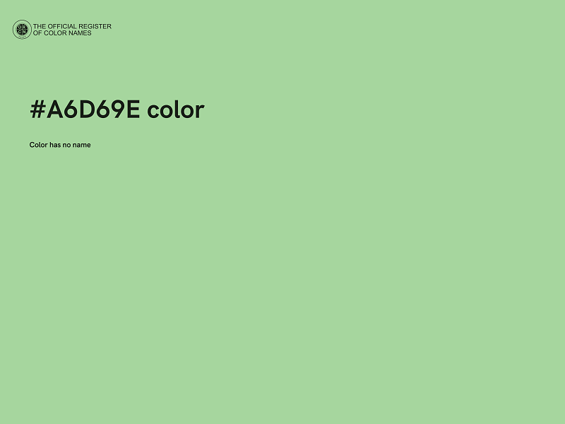 #A6D69E color image