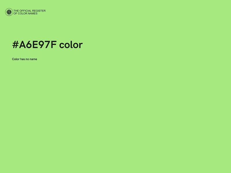 #A6E97F color image