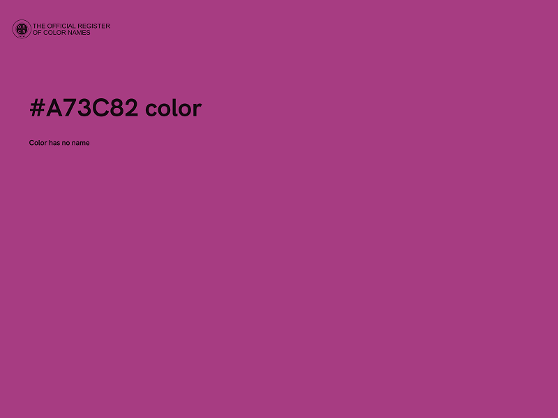 #A73C82 color image