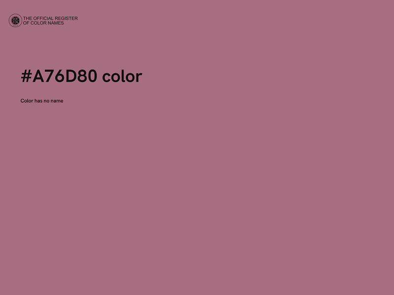 #A76D80 color image