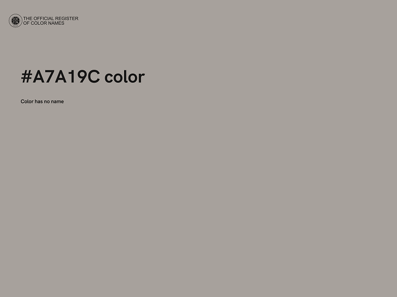 #A7A19C color image