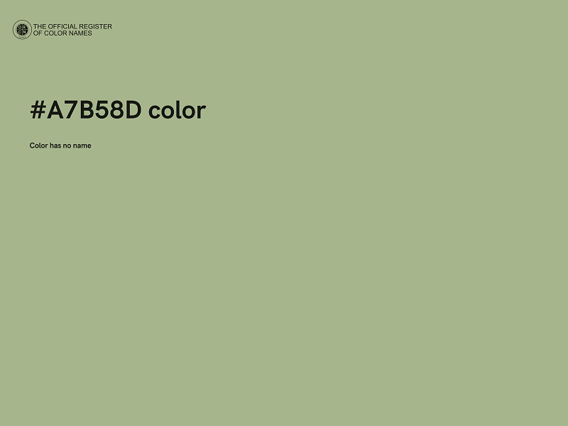 #A7B58D color image