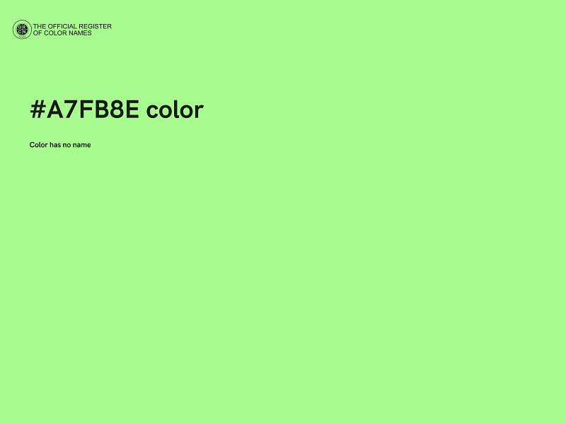 #A7FB8E color image