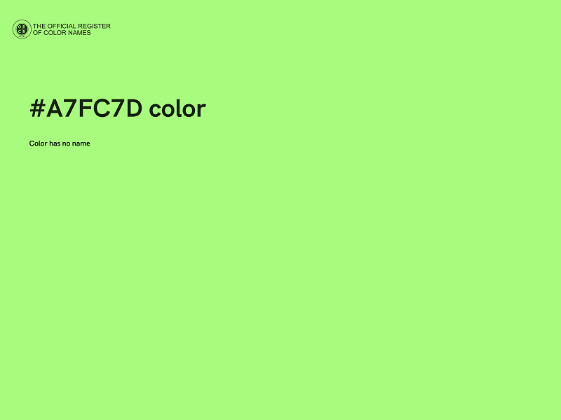 #A7FC7D color image