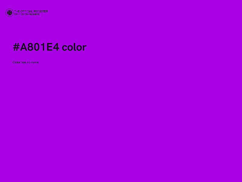 #A801E4 color image