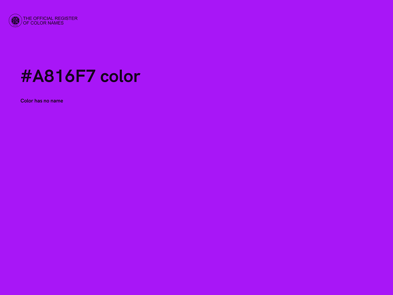 #A816F7 color image