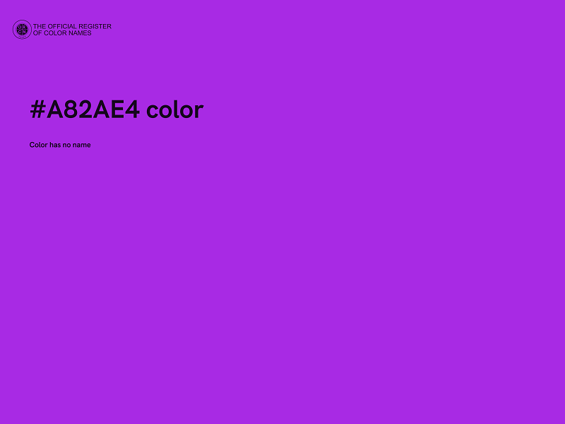 #A82AE4 color image