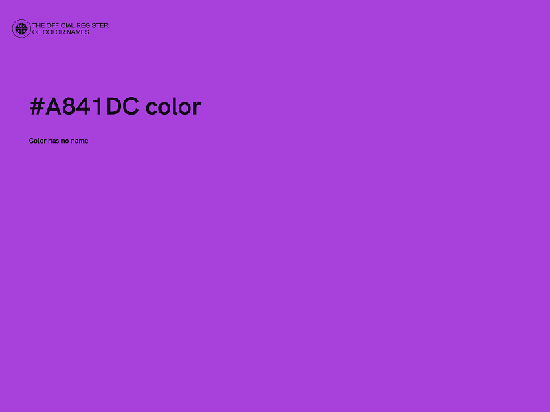 #A841DC color image