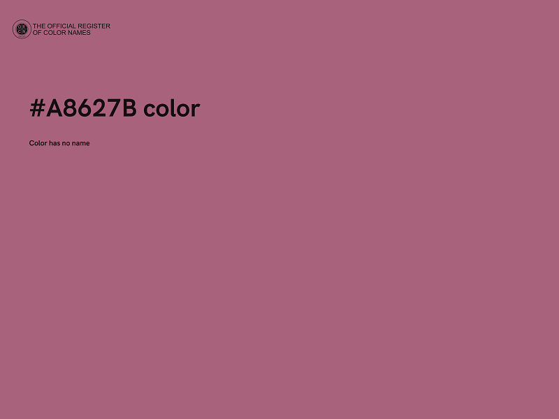 #A8627B color image