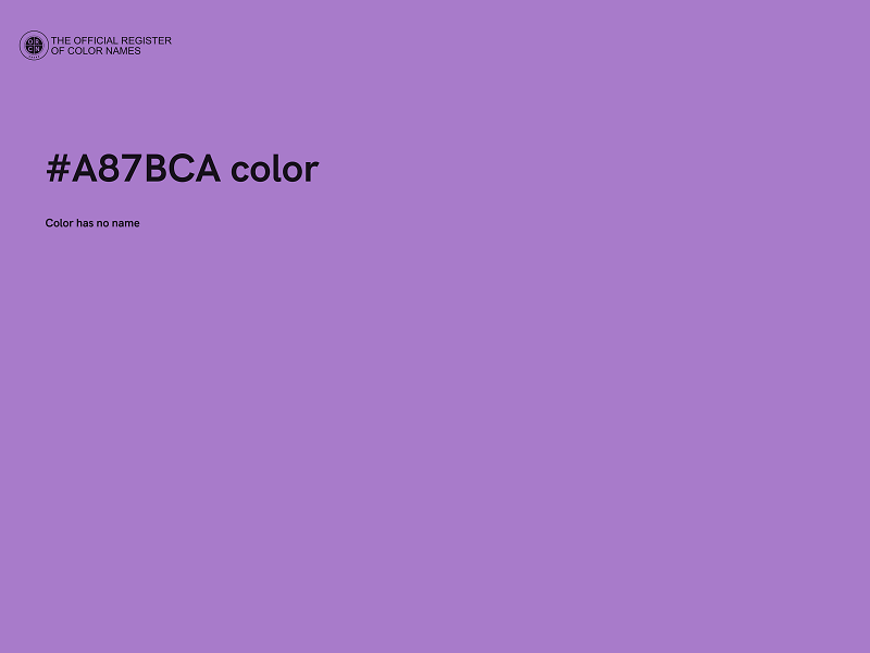 #A87BCA color image