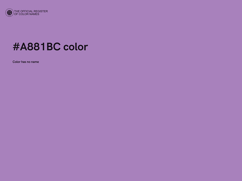 #A881BC color image