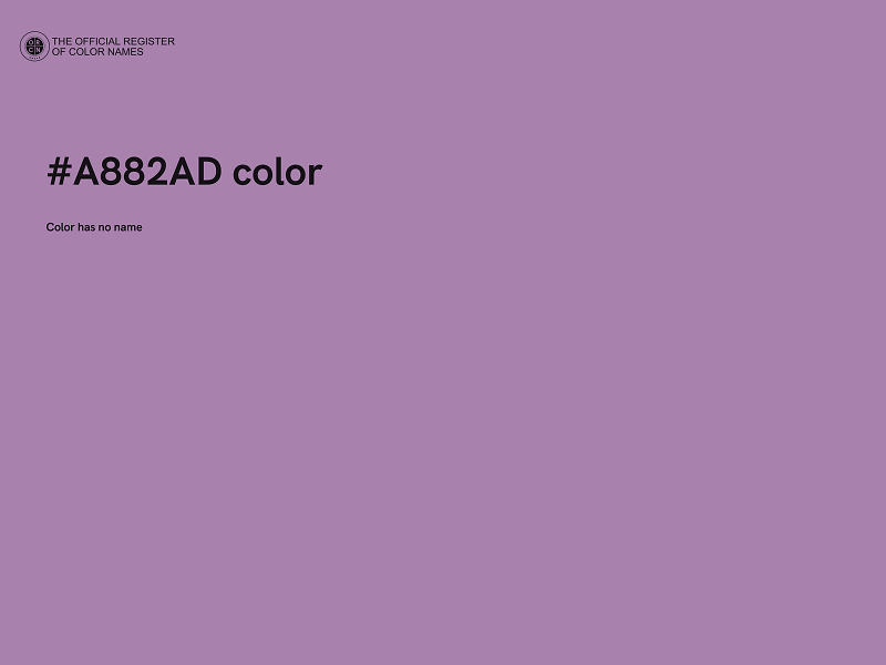 #A882AD color image